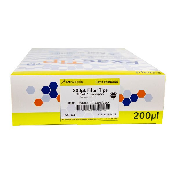 Pipet tips, 200ul, sticker